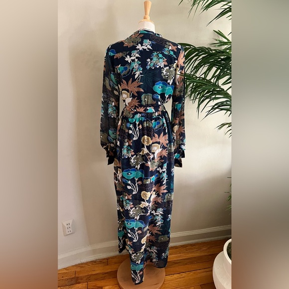 H&M Conscious Collection Floral Maxi Dress | Size 6 - Picture 5 of 9